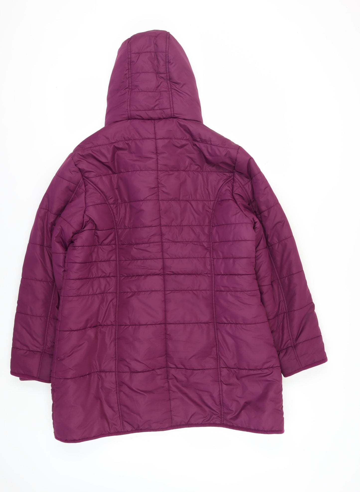 Cotton Traders Women's Red Puffer Jacket Coat Size 16