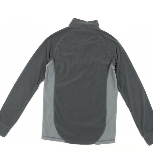 Trespass Unisex Grey 1/4 Zip Fleece Sweatshirt M