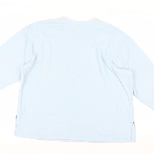 BHS Women's Blue Disney Nightshirt 16-18 V-Neck Fleece