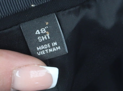 Marks and Spencer Men's Black Tuxedo Blazer - Size 48S