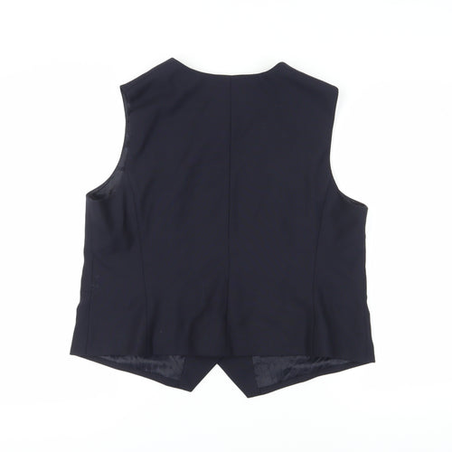 Marks and Spencer Women's Black Suit Waistcoat Size 20