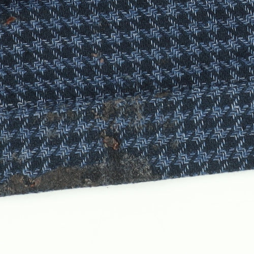 Marks and Spencer Men's Blue Wool Tweed Blazer, 46 Regular