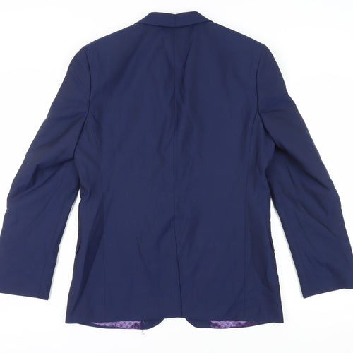 Ted Baker Men's Blue Blazer, 40R, Formal Jacket