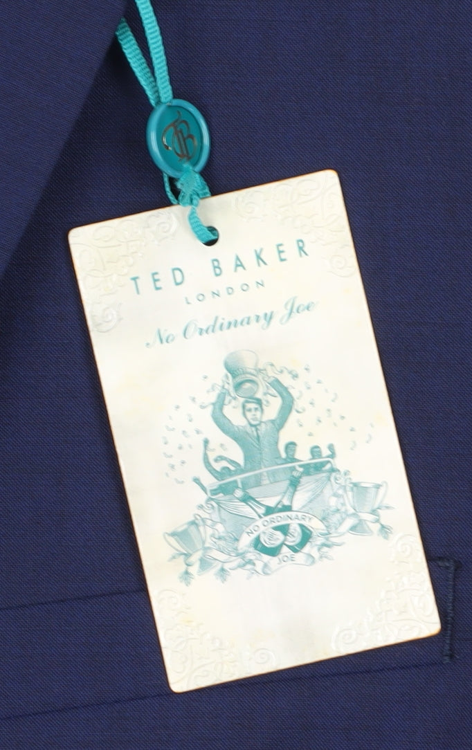 Ted Baker Men's Blue Blazer, 40R, Formal Jacket