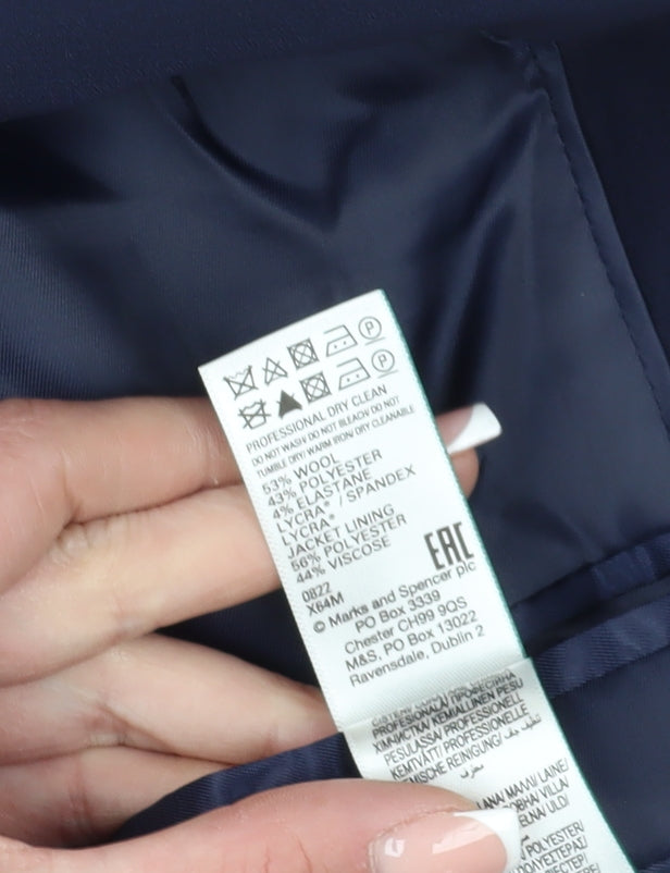 Marks and Spencer Men's Blue Blazer 46S