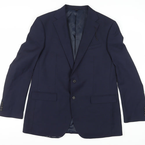 Marks and Spencer Men's Blue 44L Formal Blazer Jacket