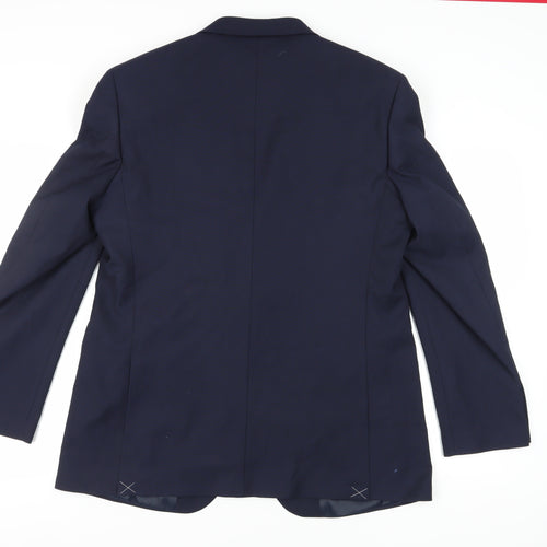 Marks and Spencer Men's Blue 44L Formal Blazer Jacket