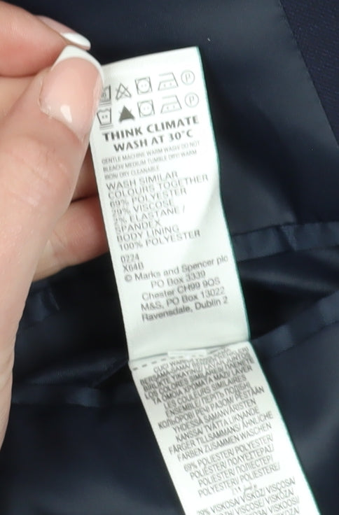 Marks and Spencer Men's Blue 44L Formal Blazer Jacket