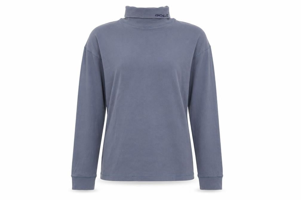 Front view of Gola Blue Cotton Pullover Sweatshirt -, size L