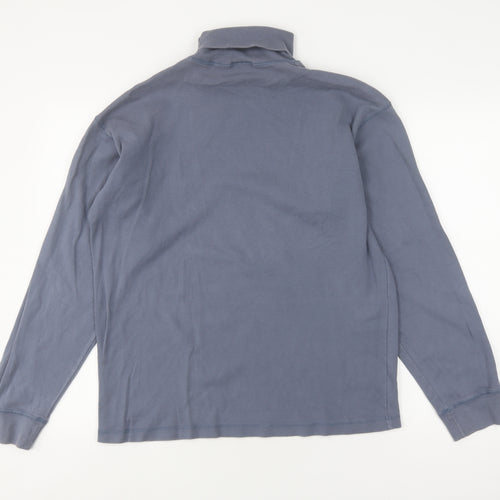 Gola Blue Cotton Pullover Sweatshirt - Size L