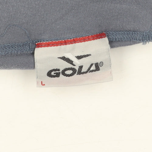 Gola Blue Cotton Pullover Sweatshirt - Size L