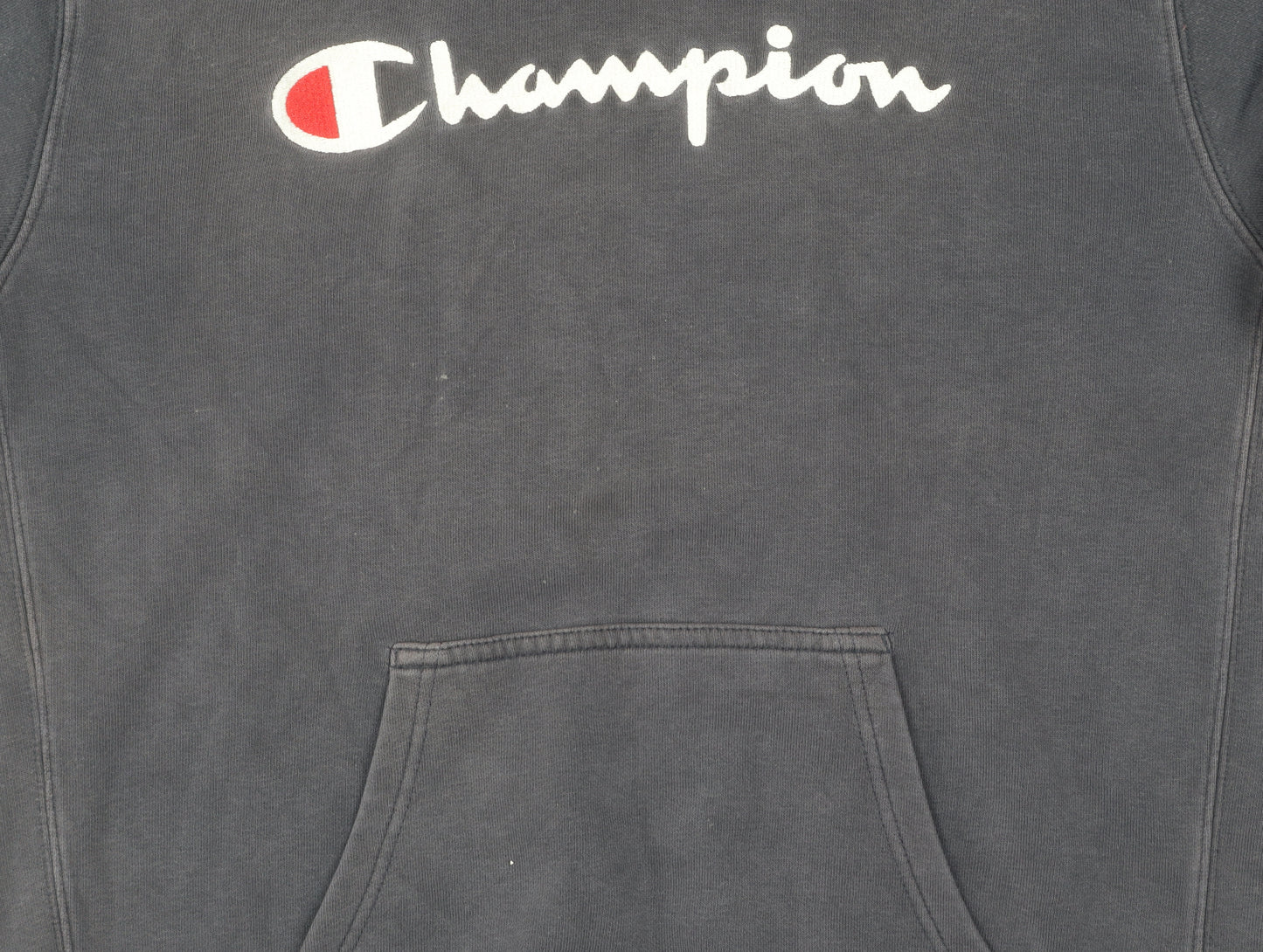 Champion Men's Black Pullover Hoodie Size L