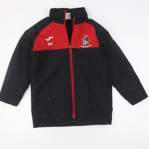 Joma Boys Black Parka Jacket 3XS