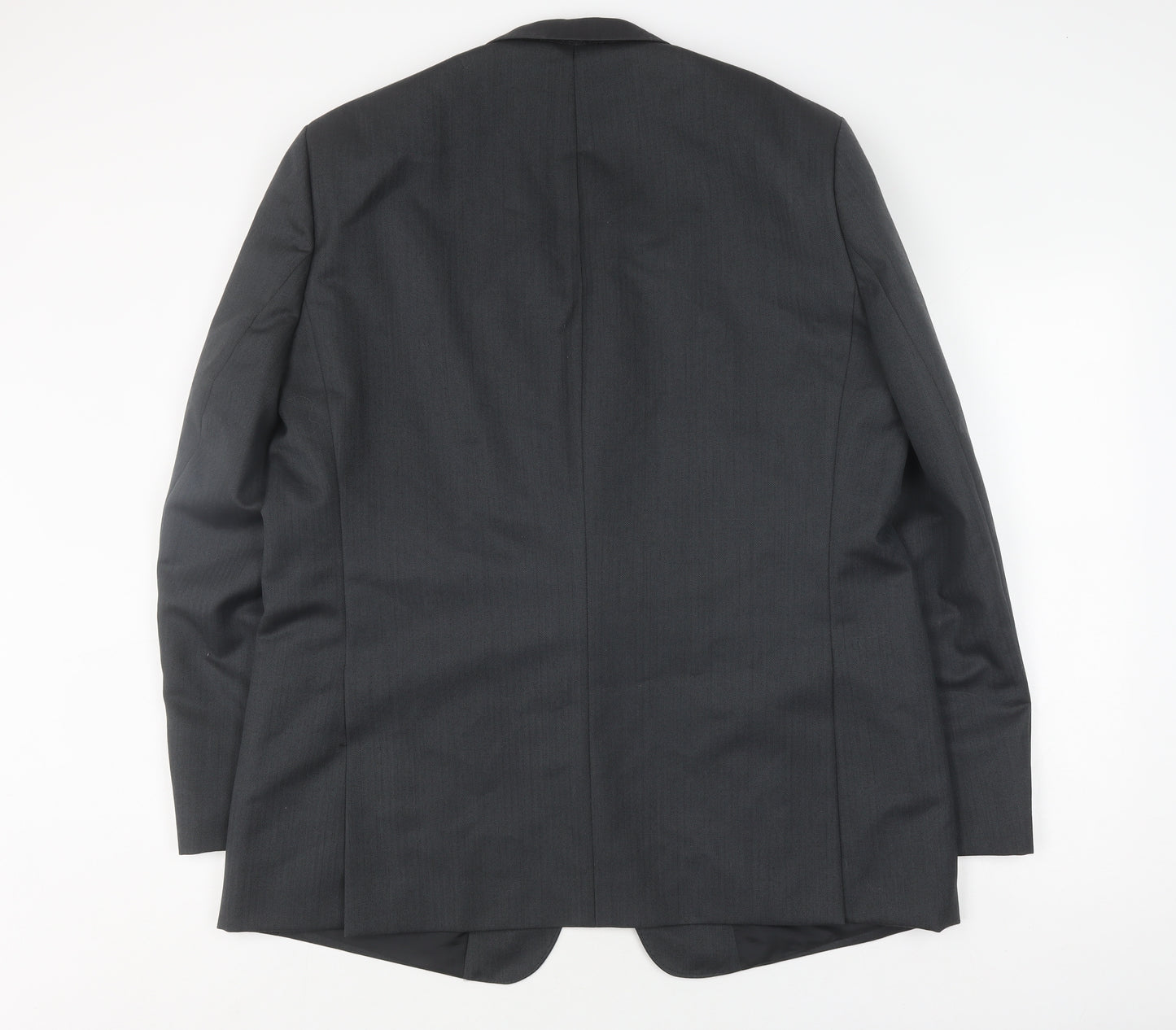 Magee Men's Grey Wool Suit Jacket, Size 46R, Formal Wear