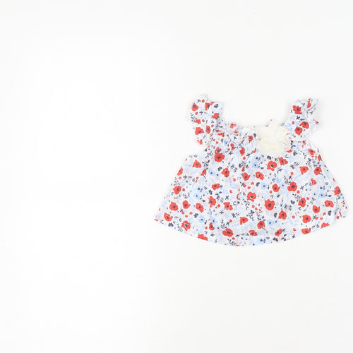 Laura Ashley Baby Floral Blouse, 0-3 Months, Multicoloured