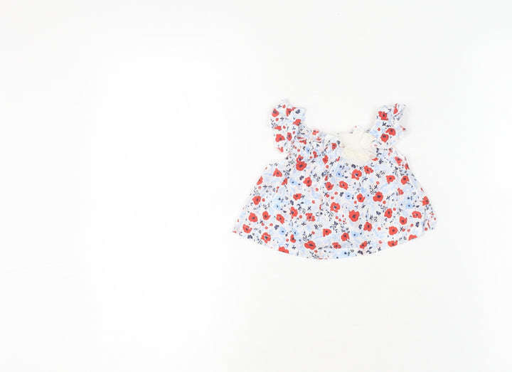 Laura Ashley Baby Floral Blouse, 0-3 Months, Multicoloured