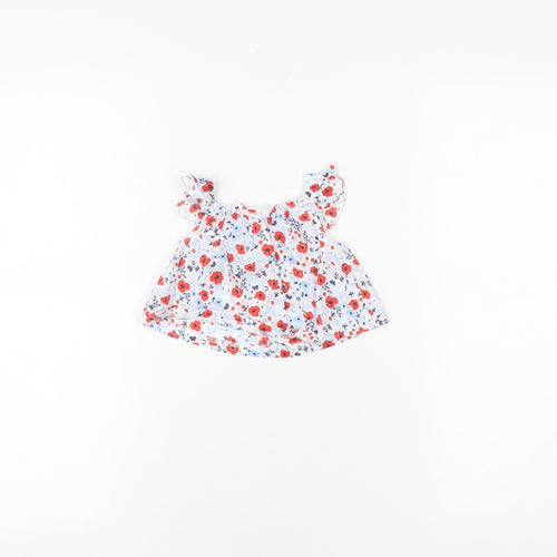 Laura Ashley Baby Floral Blouse, 0-3 Months, Multicoloured