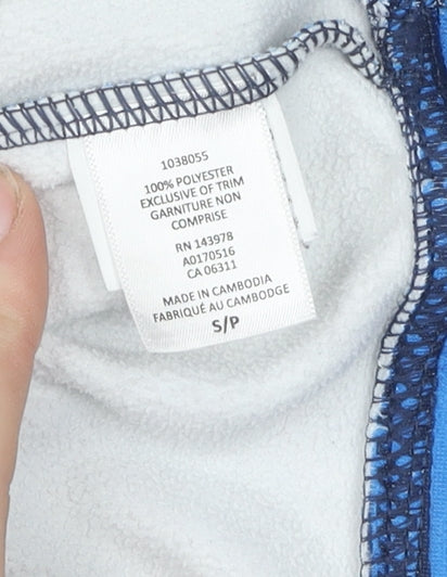 Puma Boys Blue Pullover Hoodie, Graphic Print, Size S