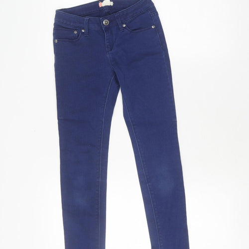 Roxy Girl Blue Skinny Jeans, 12 Years, Cotton Blend