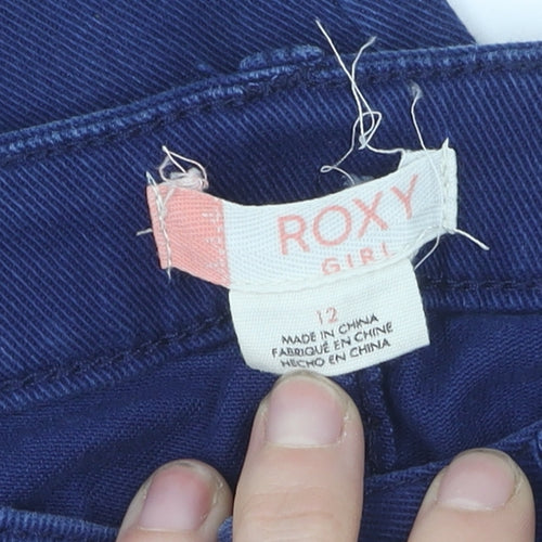 Roxy Girl Blue Skinny Jeans, 12 Years, Cotton Blend