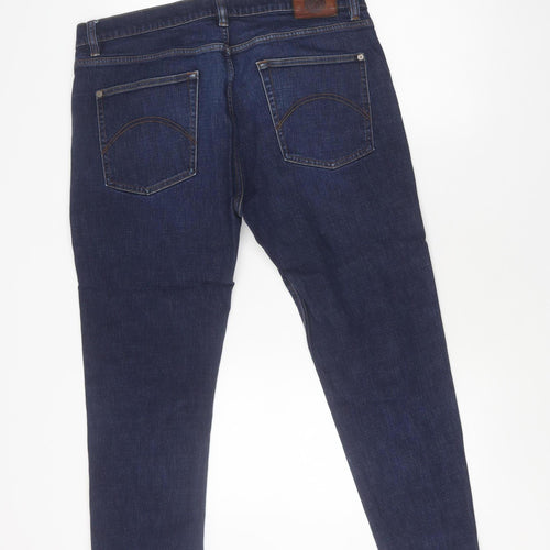 Pretty Green Blue Straight Jeans - Unisex, Size L