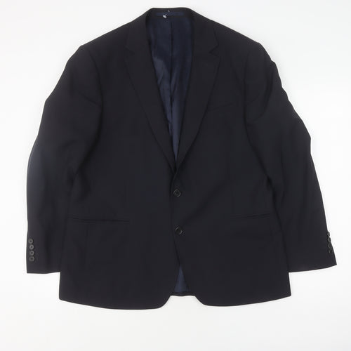 Austin Reed Men's Blue Suit Jacket 44S Classic Fit