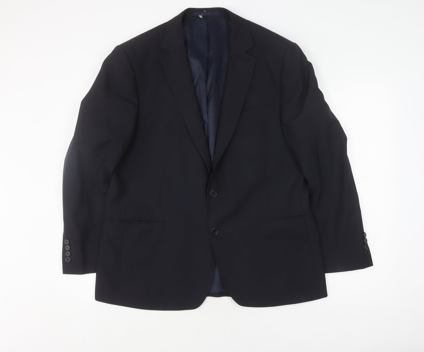 Austin Reed Men's Blue Suit Jacket 44S Classic Fit