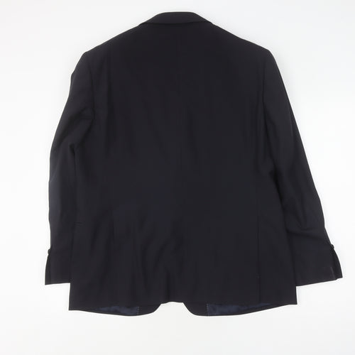 Austin Reed Men's Blue Suit Jacket 44S Classic Fit