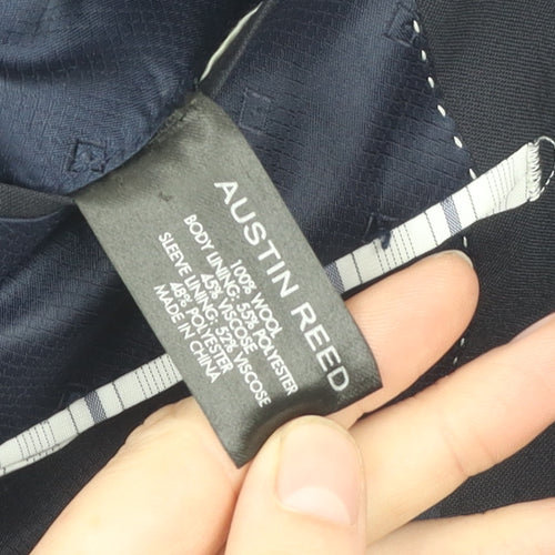 Austin Reed Men's Blue Suit Jacket 44S Classic Fit