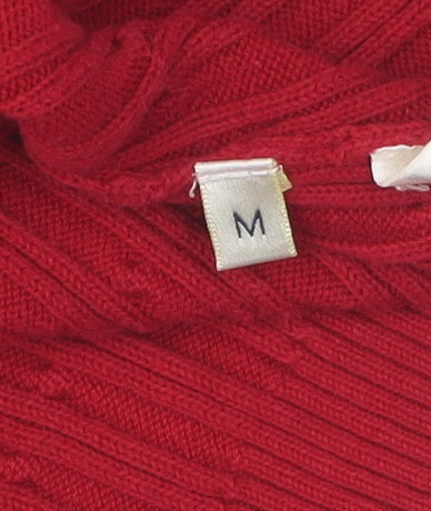 Viyella Women's Red Cotton Knit Short Sleeve T-Shirt