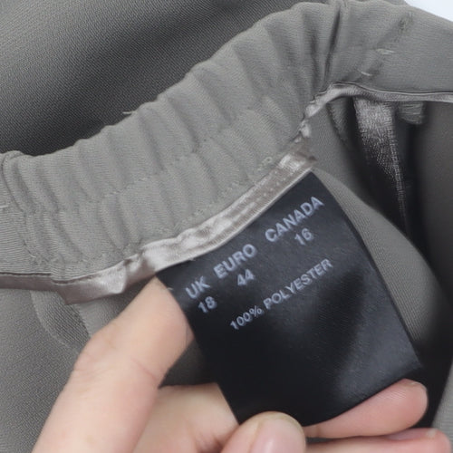 Windsmoor Women's Grey Trousers Size 18 Regular Fit