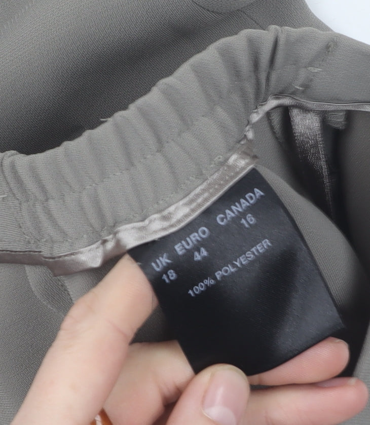 Windsmoor Women's Grey Trousers Size 18 Regular Fit