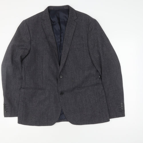 Jasper Conran Grey Men's Blazer, Size 42, Regular Fit