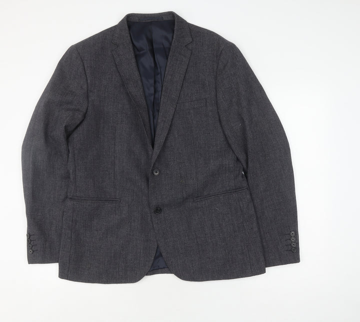 Jasper Conran Grey Men's Blazer, Size 42, Regular Fit