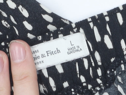 Abercrombie & Fitch Women's Large Black Trousers