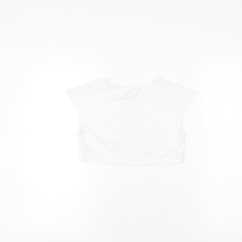 Disney Frozen II Cropped White T-Shirt for Girls 2-3 Years