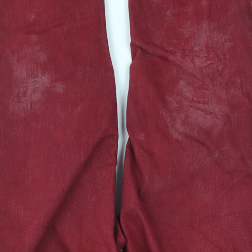 Diesel Women's Red Skinny Denim Jeggings W30