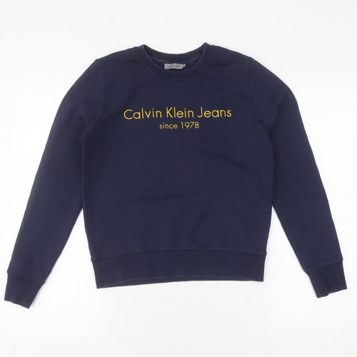 Calvin Klein Kids Blue XS Pullover Sweatshirt