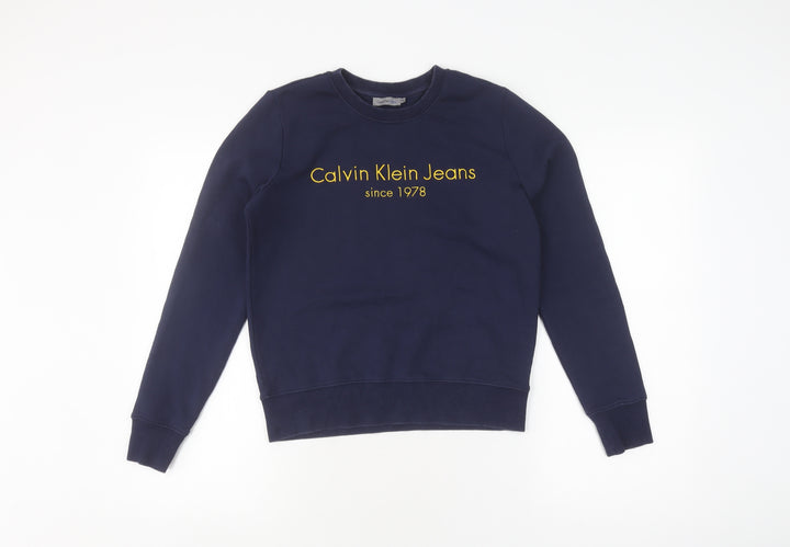 Calvin Klein Kids Blue XS Pullover Sweatshirt
