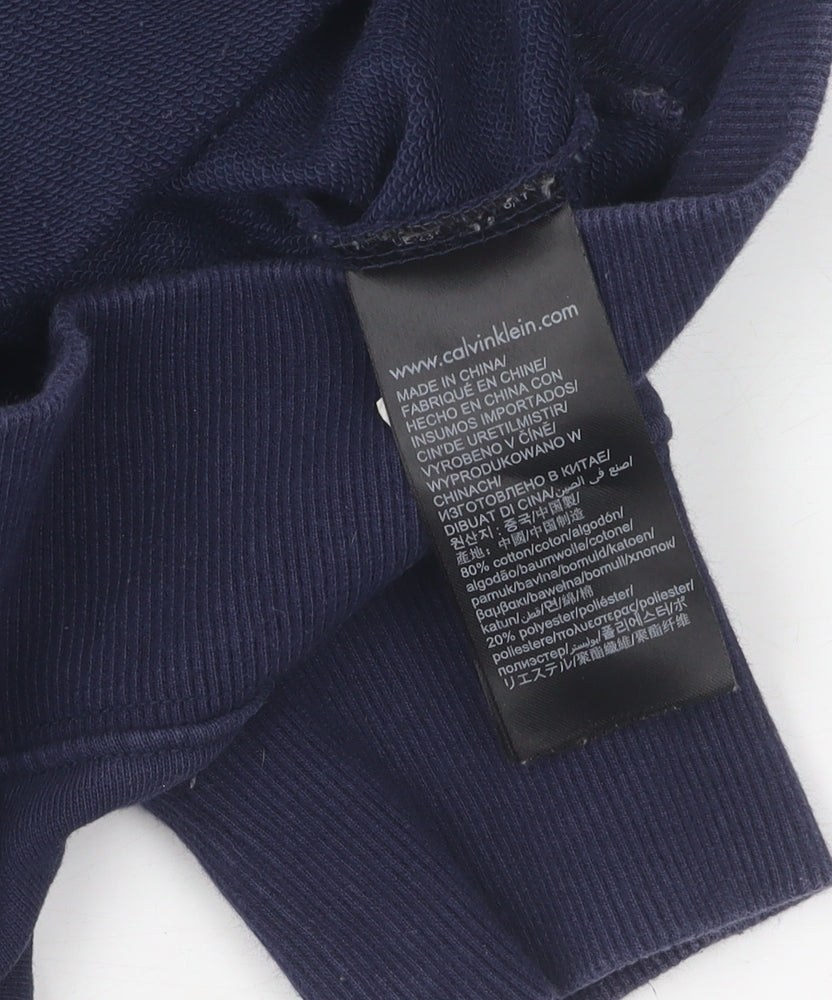 Calvin Klein Kids Blue XS Pullover Sweatshirt