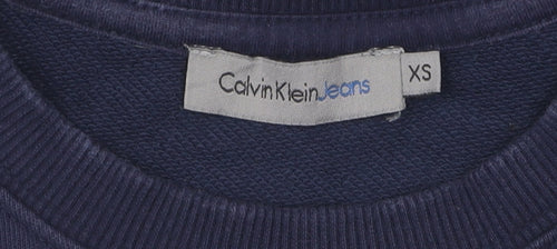 Calvin Klein Kids Blue XS Pullover Sweatshirt