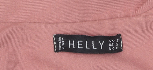 Helly Women's Pink Blazer, S, Casual Workwear Classic