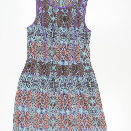Charlie Jade Women's Multicoloured Geometric Dress