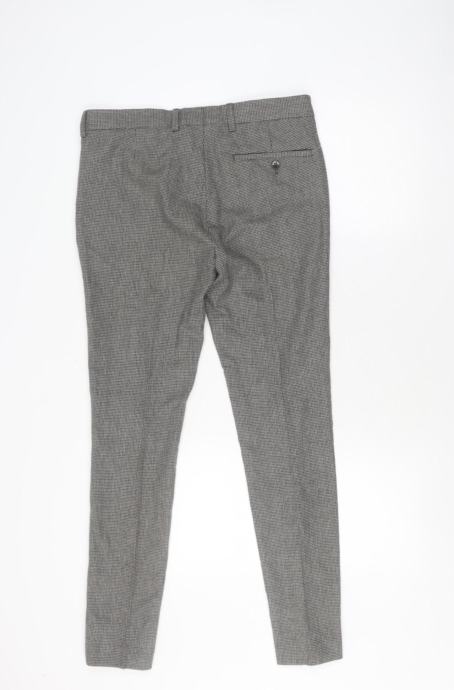 Asos Unisex Check Trousers in 30” - Business Casual