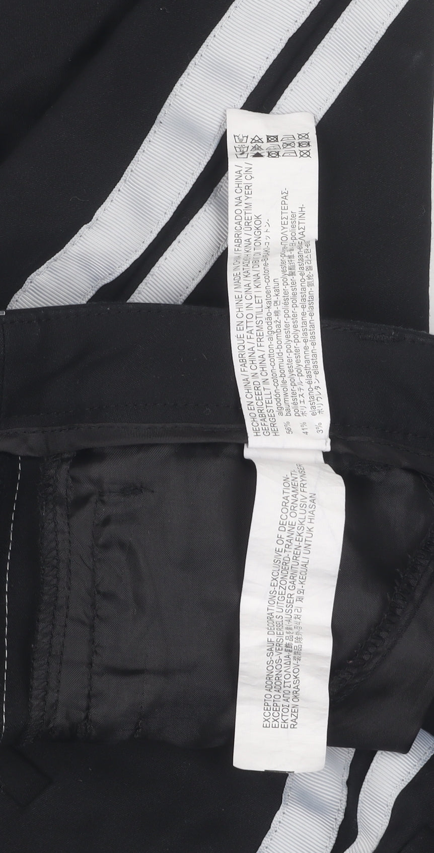 Stradivarius Women's Black Jogger Trousers Size 12