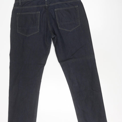 Next Men's Blue Straight Fit Jeans Size 36R