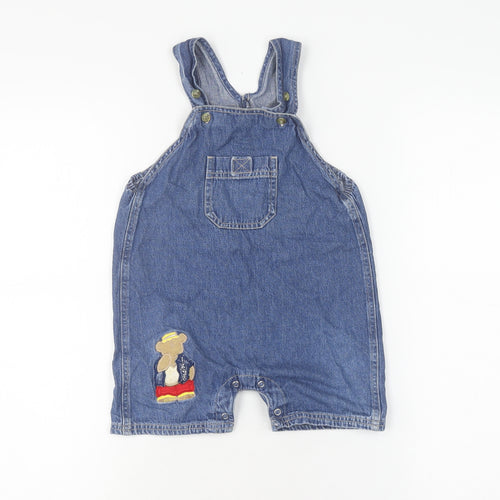 Mothercare Unisex Denim Dungaree, Blue, 18-24 Months, Casual
