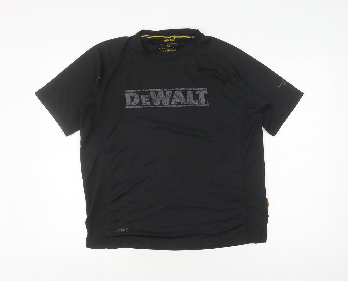 Dewalt Men's Black Moisture Wicking T-Shirt M