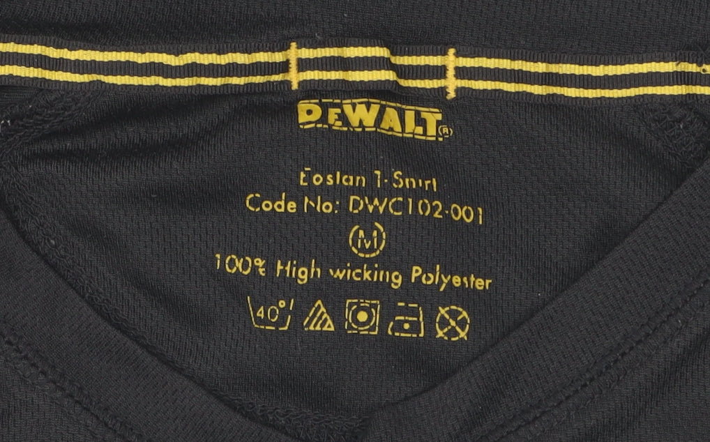 Dewalt Men's Black Moisture Wicking T-Shirt M