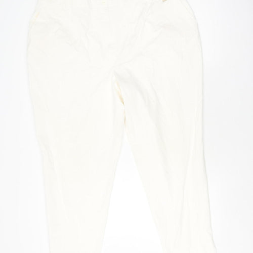 Gardeur Women's Ivory Comfortable Trousers, Size 24